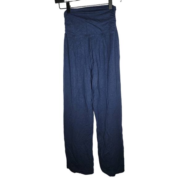 Lululemon Take It Easy Wide Legged Heathered Mod Blue Lounge Pants - Picture 5 of 12